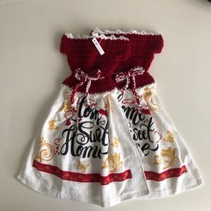 Crochet kitchen towel (1left)